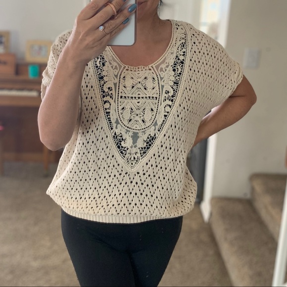 H&M Crochet Boho Blouse - Picture 5 of 6